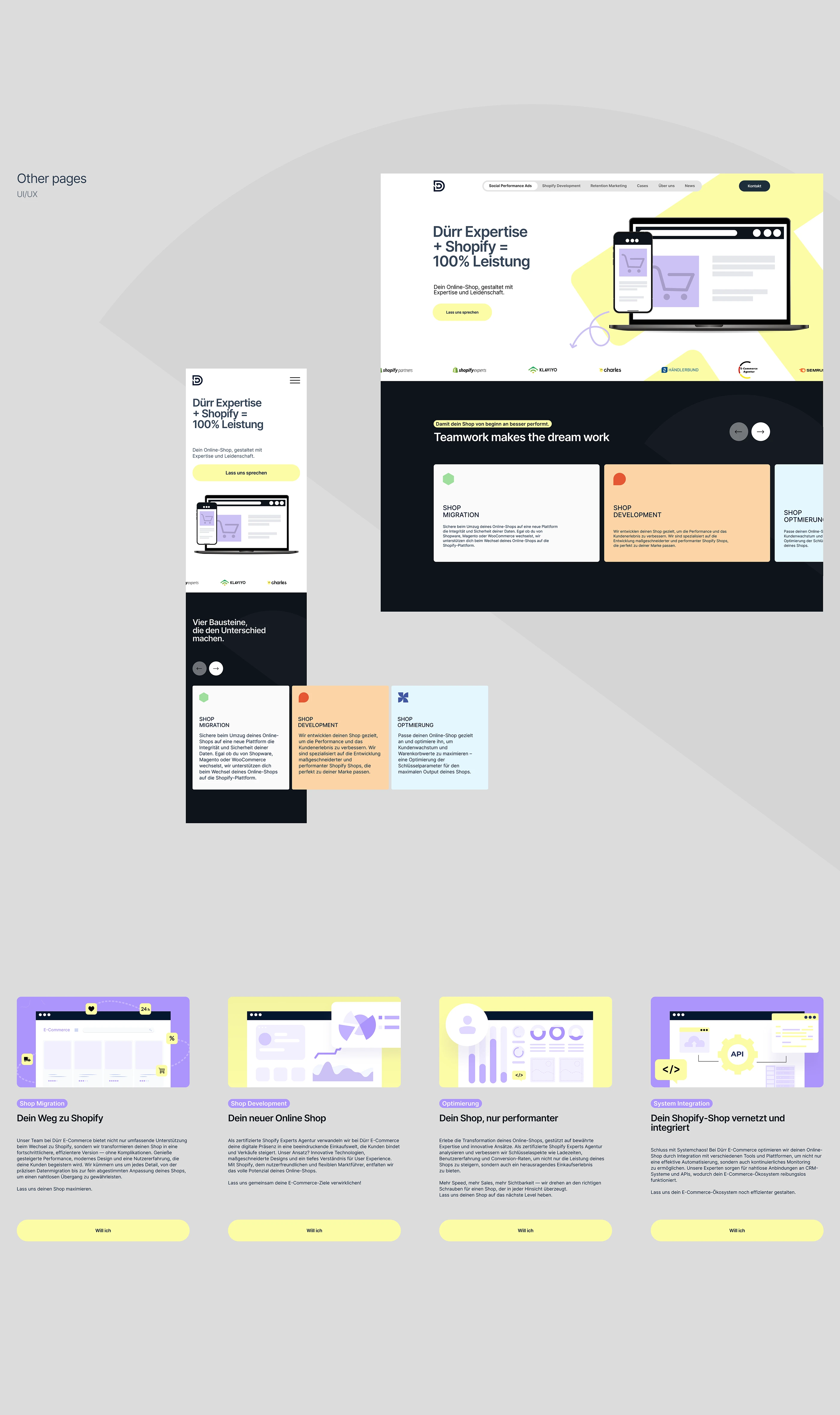 Dürr — data-driven e-commerce site — screen 6