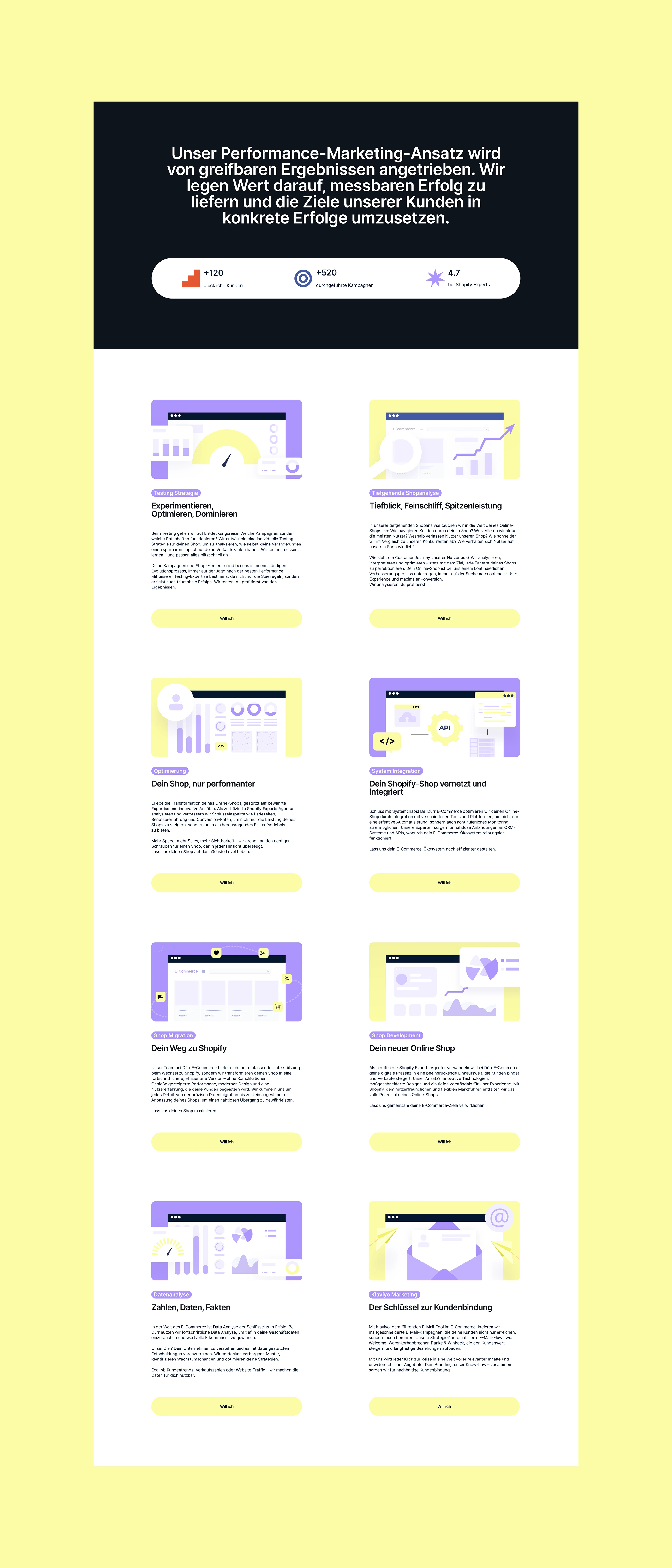 Dürr — data-driven e-commerce site — screen 8