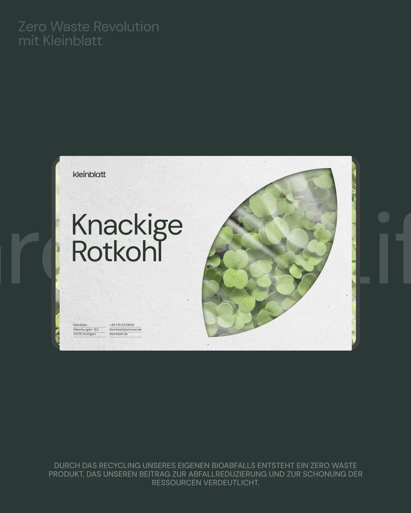 Kleinblatt — city-farm brand & web