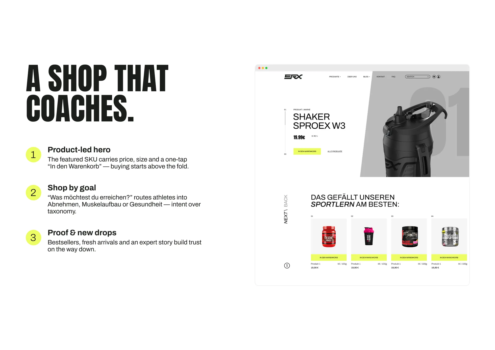 Sproex — Sports-nutrition e-commerce — screen 5