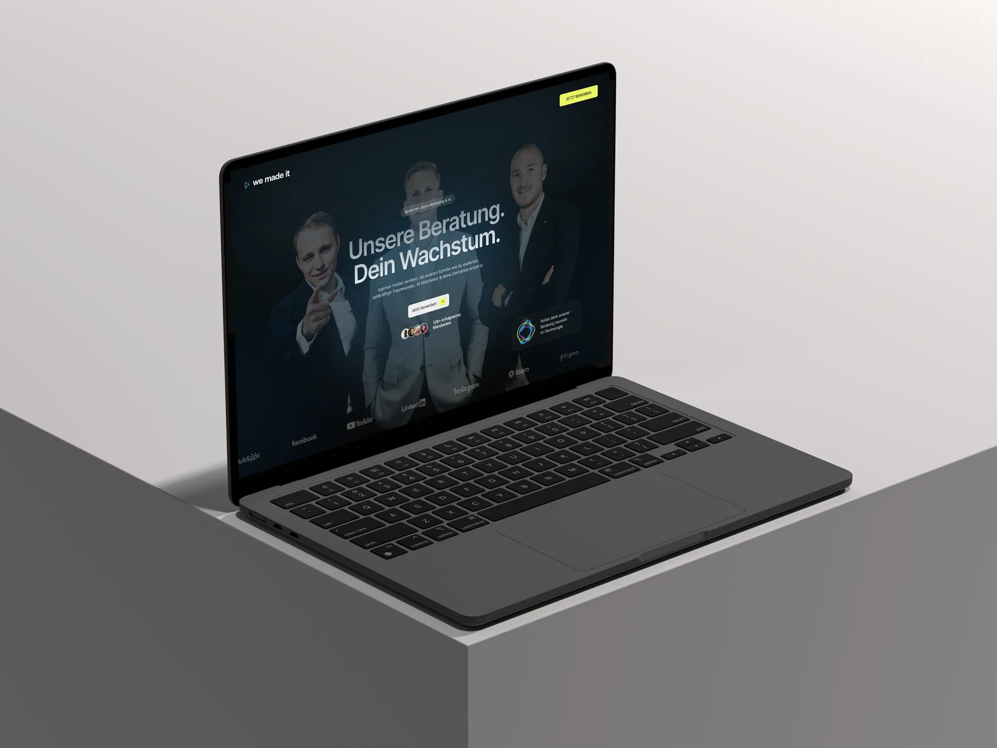 We Made It — Brand identity & website — screen 9