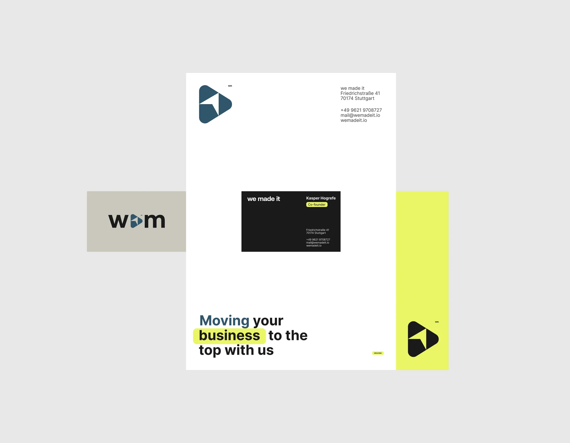 We Made It — Brand identity & website — screen 8