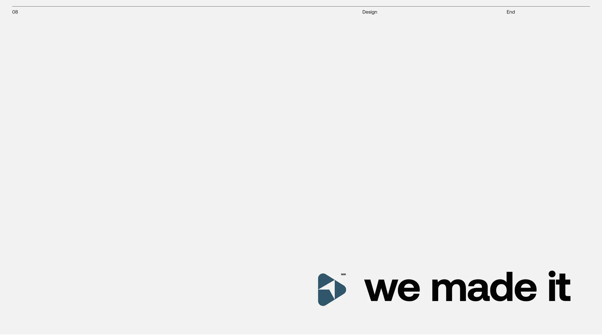 We Made It — Brand identity & website — screen 13
